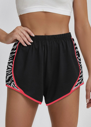 Контрастные шорты h&m sport shorts - l-m