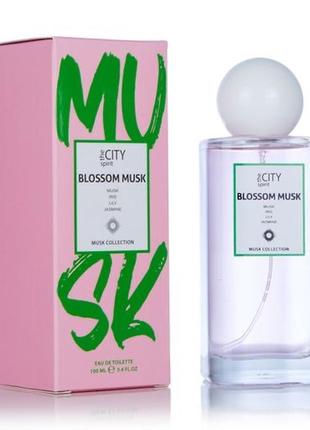 Туалетная вода женская the city spirit blossom musk 100 мл парфюма для женщин духи