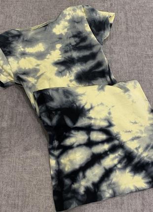 Сукня міні urban outfitters (tie-dye, тай-дай)6 фото