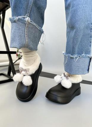 Резиновые сапоги с рваным носком