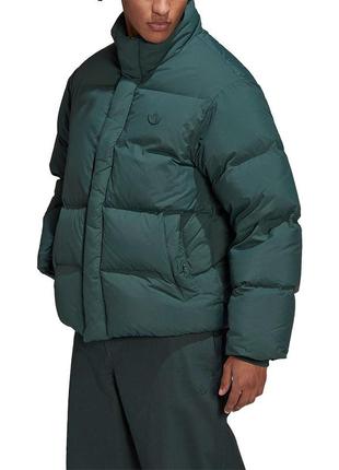 Куртка пуховик adidas originals mens down puffer jacket mineral green4 фото