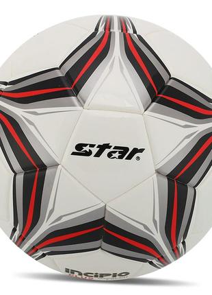Мяч футбольный incipio plus sb6415c №5 бело-красный (57623017)
