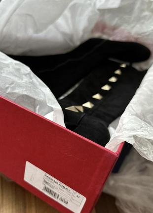 Замшеві чоботи valentino5 фото