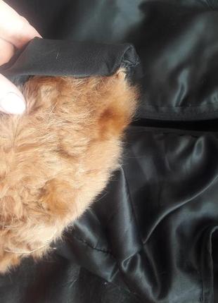 Куртка кожанка косуха из натуральной кожи с меховой подкладкой4 фото
