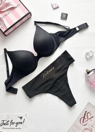 Комплект victoria’s secret набор набір білизна вікторія сікрет белье виктория сикрет бра бюст ліфчик бюстгальтер