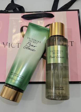 Міст спрей лосьон крем набір victoria's secret pear  glace