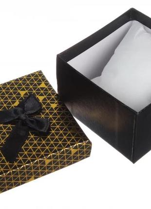 Подарочные коробочки для бижутерии 8,5*8,5*5,5см (упаковка 6шт) с подушечкой3 фото