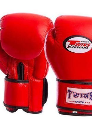 Перчатки боксерские twins vl-6631 14oz красный (37429455)