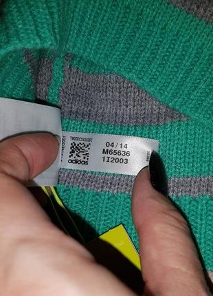 Яркая зимняя шапка adidas womens neo graphics light pom pom, новая