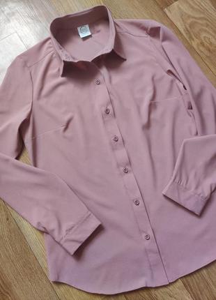 Классическая  рубашка с новым модным оттенком темная карамель 54-56 размера