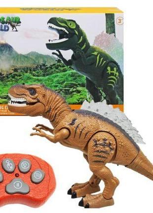 Интерактивная игрушка на радиоуправлении "динозавр" (коричневый)