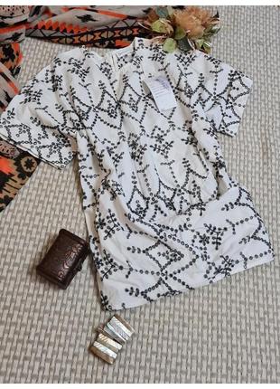 Блуза с вышивкой warehouse/хлопок