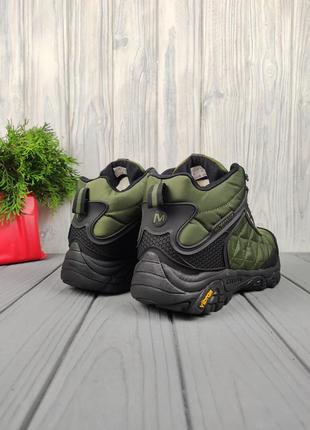 Кросівки меррелл merrell moab 3 mid green black4 фото