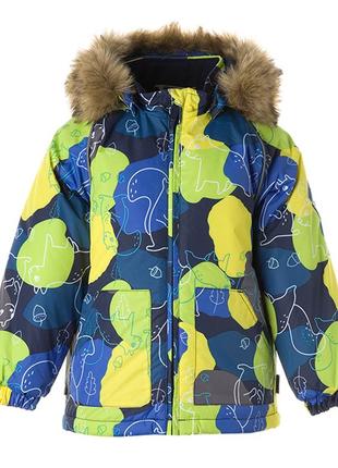 Куртка зимняя для мальчиков мембранная huppa virgo темно-синий 17210030-14786