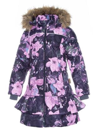 Пальто зимове для дівчаток мембранне huppa whitney темно-сірий 12460030-91618