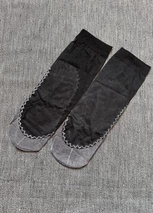 Капронові шкарпетки з ущільненою стопою3 фото