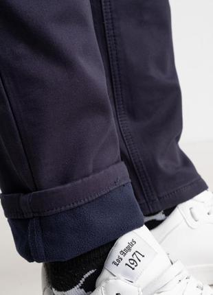 Зимние мужские джинсы, брюки на флисе стрейчевые fangsida, турция5 фото