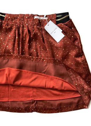 Оригинальная юбка в золотистый горошек artlove, l3 фото