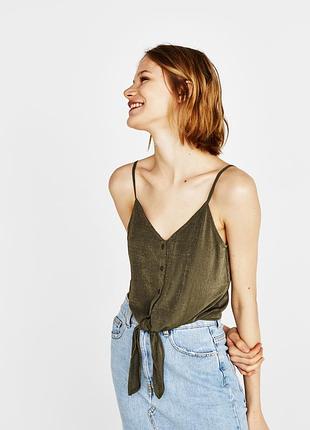 Майка-топ із вузлом р. 8