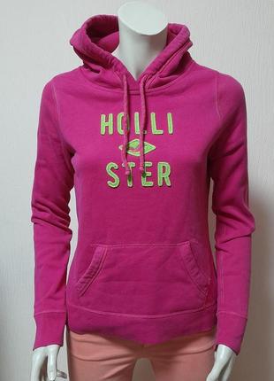 Фирменное худи розового цвета на флисе hollister, 💯 оригинал, молниеносная отправка 🚀⚡