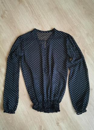 Блузка в горох