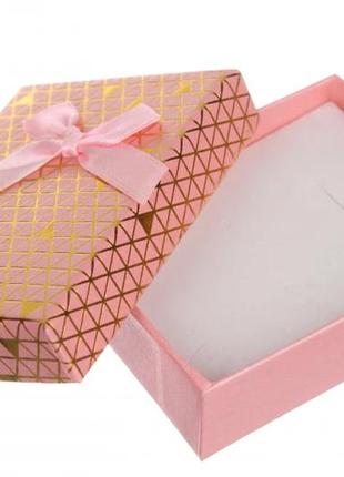 Подарункові коробочки для біжутерії 7*9*3см (упаковка 12шт) з подушечкою2 фото