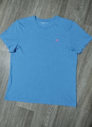 Мужская синяя футболка / peacocks / коттоновая футболка / мужская одежда / чоловічий одяг /