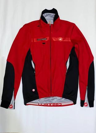 Зимова вело куртка castelli rosso corsa espresso 3 due jacket l