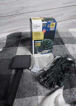 Новорічна гірлянда, гірлянда від сонячної батареї, livarno, німеччина