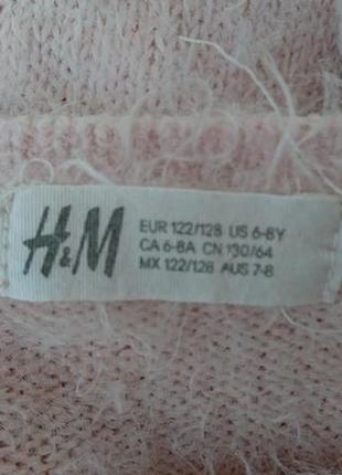 Нарялный свитер h&m с зайкой h&m 6-7-8л4 фото