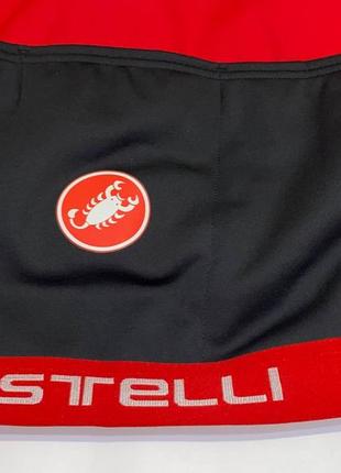 Зимова вело куртка castelli rosso corsa espresso due jacket l5 фото