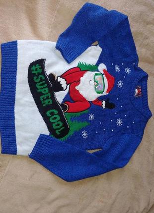 Новорічний светр....кофта3 фото