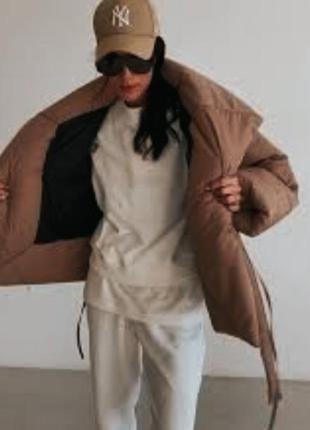 Asos design  дута куртка пуховик кимоно