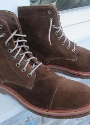Замшевые демисезонные ботинки " gordon &amp; bros ". 42 р. ( 28.5 см). немцы.7 фото