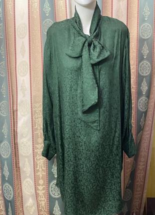 Нарядне плаття смарагдового кольору1 фото