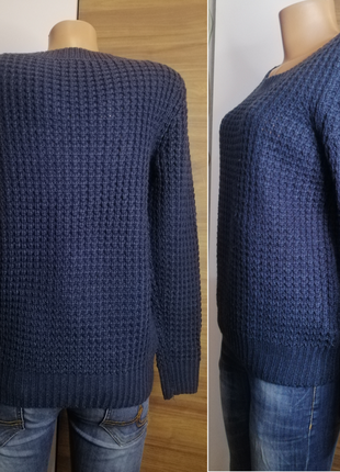 Зимний вязаный свитер женская кофта размер s m l2 фото
