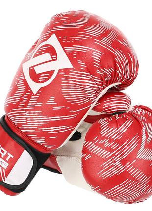 Перчатки боксерские ma-5018 4oz красный (37429451)