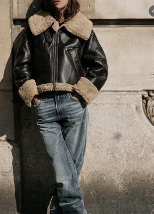 Дубленка zara