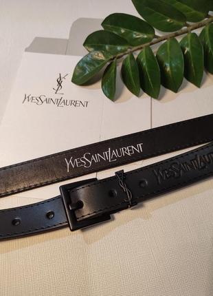 Ремень черный турция женский 3см кожа, ремень женский с коробкой, ремень женский в стиле юсл🖤 івселоран в стилю yves saint laurent