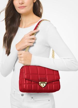 Cумка michael kors soho large quilted leather shoulder bag оригінал3 фото