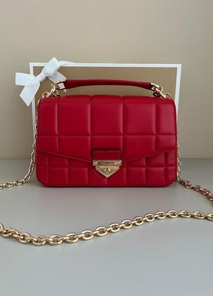 Cумка michael kors soho large quilted leather shoulder bag оригінал6 фото