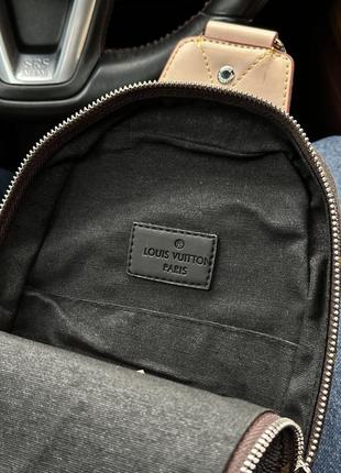 Мужская сумка слинг люкс качества в брендовом стиле7 фото