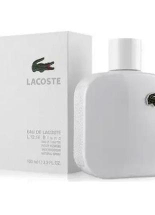 Мужская туалетная вода lacoste eau de l.12.12 blanc white 100 ml