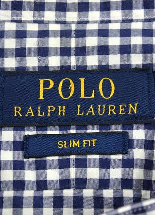 Коттоновая рубашка polo ralph lauren оригинал4 фото