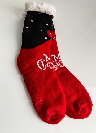 Теплі домашні шкарпетки на хутрі унісекс8 фото