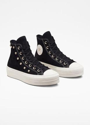 Кеди converse ctas lift hi black a04271c2 фото