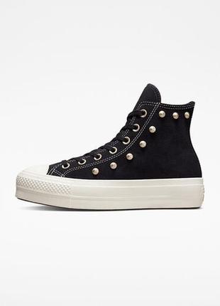 Кеди converse ctas lift hi black a04271c3 фото