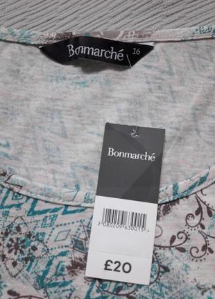Шикарная футболка принт орнамент большого размера bonmarche3 фото