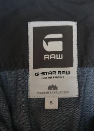 Джинсовая рубашка мужская g-star raw 100% cotton4 фото