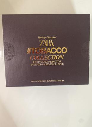 Набор парфюма zara tobacco collection intense dark exclusive+196 warm addictive